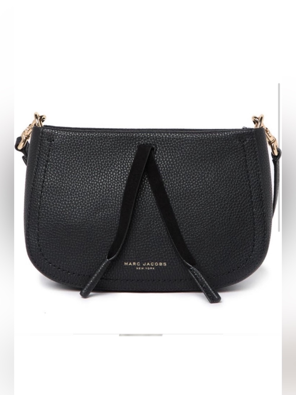 Marc Jacobs Navy Blue Pebbled Leather Crossbody with Tassel Trim - Picture 2 of 9